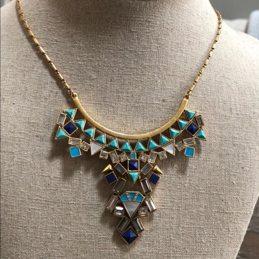 Stella & Dot Stone Tile Necklace